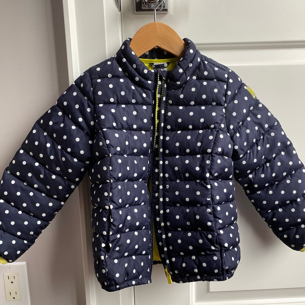 Gap Polka dot Puffer Jacket - Size: 5T